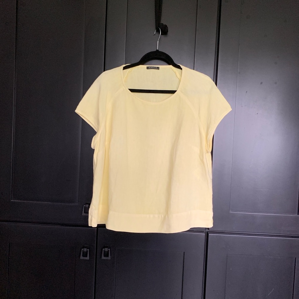 OSKA Yellow Women's Top M